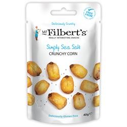 Mr Filberts Crunchy Corn Simply Sea Salt 40g Pack of 15
