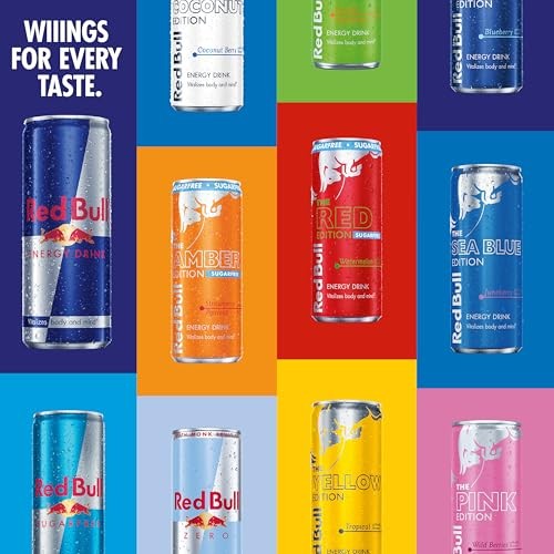 Red Bull Sugar-Free Fuji Apple and Ginger Winter Edition Energy Drink, with 80mg Caffeine Plus Taurine & B Vitamins, 12 Fl Oz, Pack of 24 Cans thumbnail