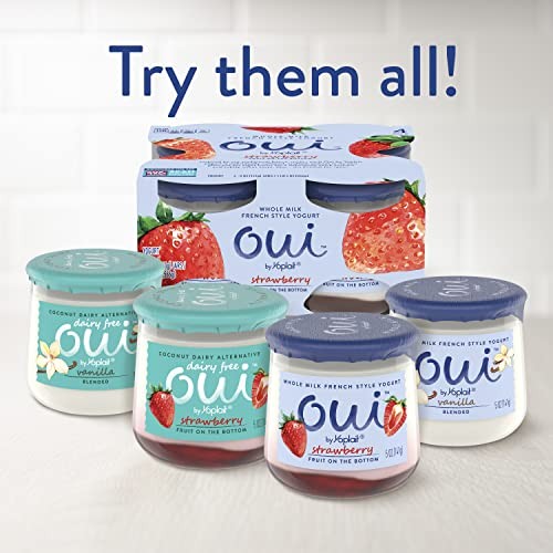 Oui by Yoplait French Style Black Cherry Whole Milk Yogurt, 5 OZ Jar thumbnail