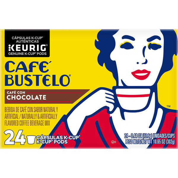 SWEET & CREAMY CAFE CON CHOCOLATE FLAVORED COFFEE BEVERAGE MIX K-CUP PODS, SWEET & CREAMY CAFE CON CHOCOLATE