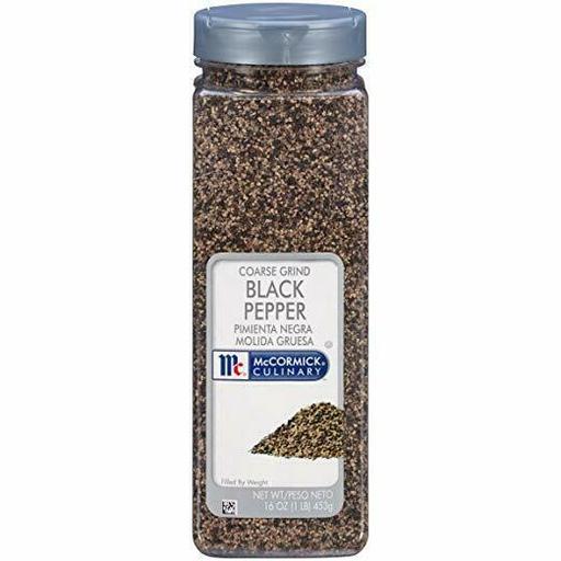 McCormick Culinary Coarse Ground Black Pepper, 1 Lb, Chicken and Steak Seasoning