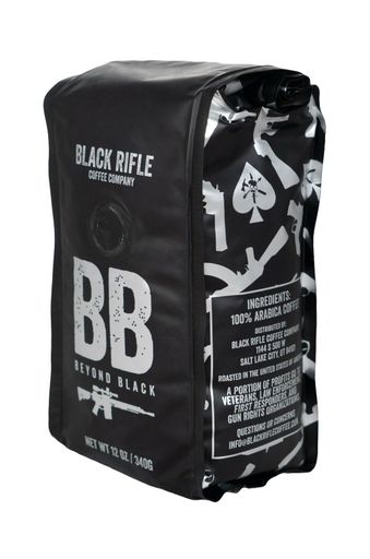 Black Rifle Coffee Company Beyond Black Coffee Dark Roast Ground, 12 Ounce Bag