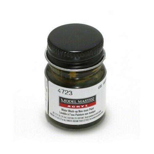 Testors 4723 Acryl Flat 1/2oz US Army Helo Drab FS34031 Acrylic Model Master