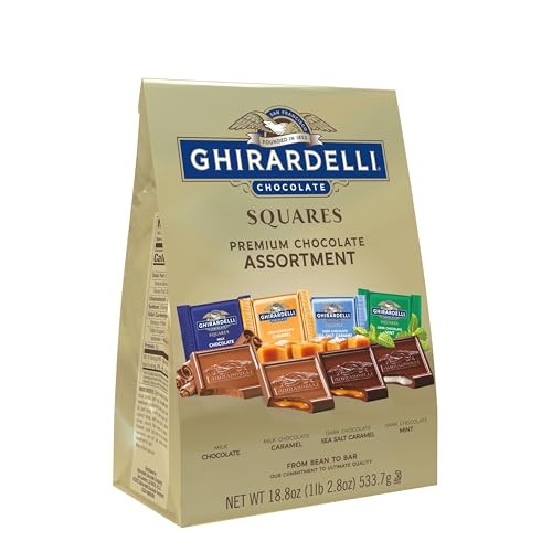 Ghirardelli Premium Chocolate Assortment Squares  18.8 Ounce