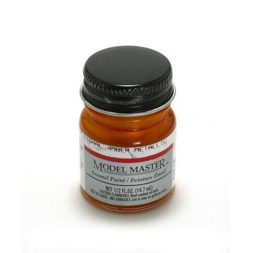Testors 2723 Car Enamel Paint 1/2 Oz Amber Metallic Model Master Gloss