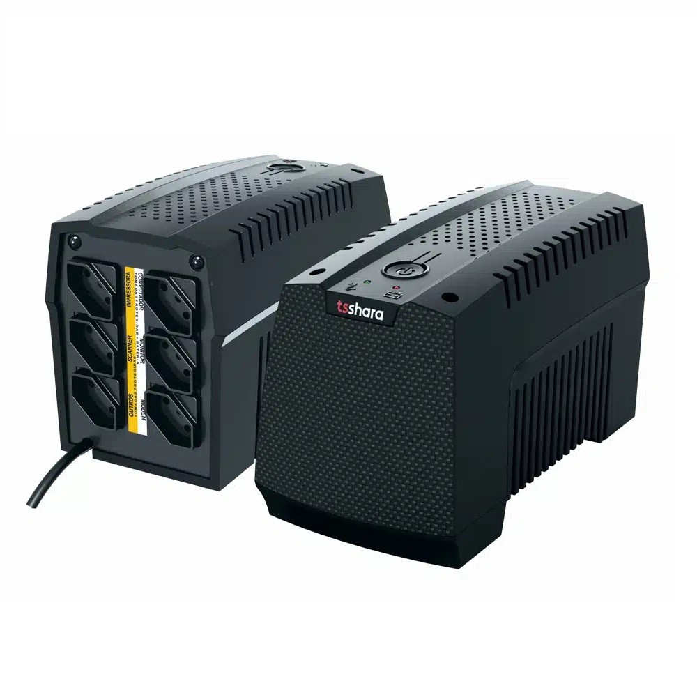 Nobreak TS Shara UPS Mini 700VA E.Mono S.115V 1x Bat 5Ah 6 Tomadas thumbnail