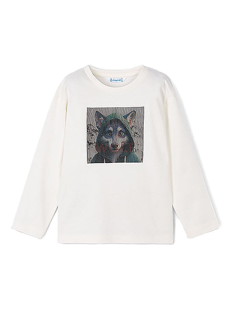 MAYORAL Jungen Langarmshirt  Weiss | 116