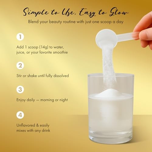 Silk Face Collagen - Collagen Peptides Powder for Women, Face and Neck 14g Protein | Ultra Low Molecular Weight Collagen – for Skin, Hair, Nail, Joi thumbnail