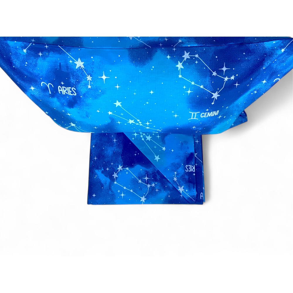 Housse De Couette « Sleep Time » – Signes Du Zodiaque Bleus En 100 % Coton Découvrez La Housse De Couette « Sleeping Time » : Une Touche De Mag thumbnail