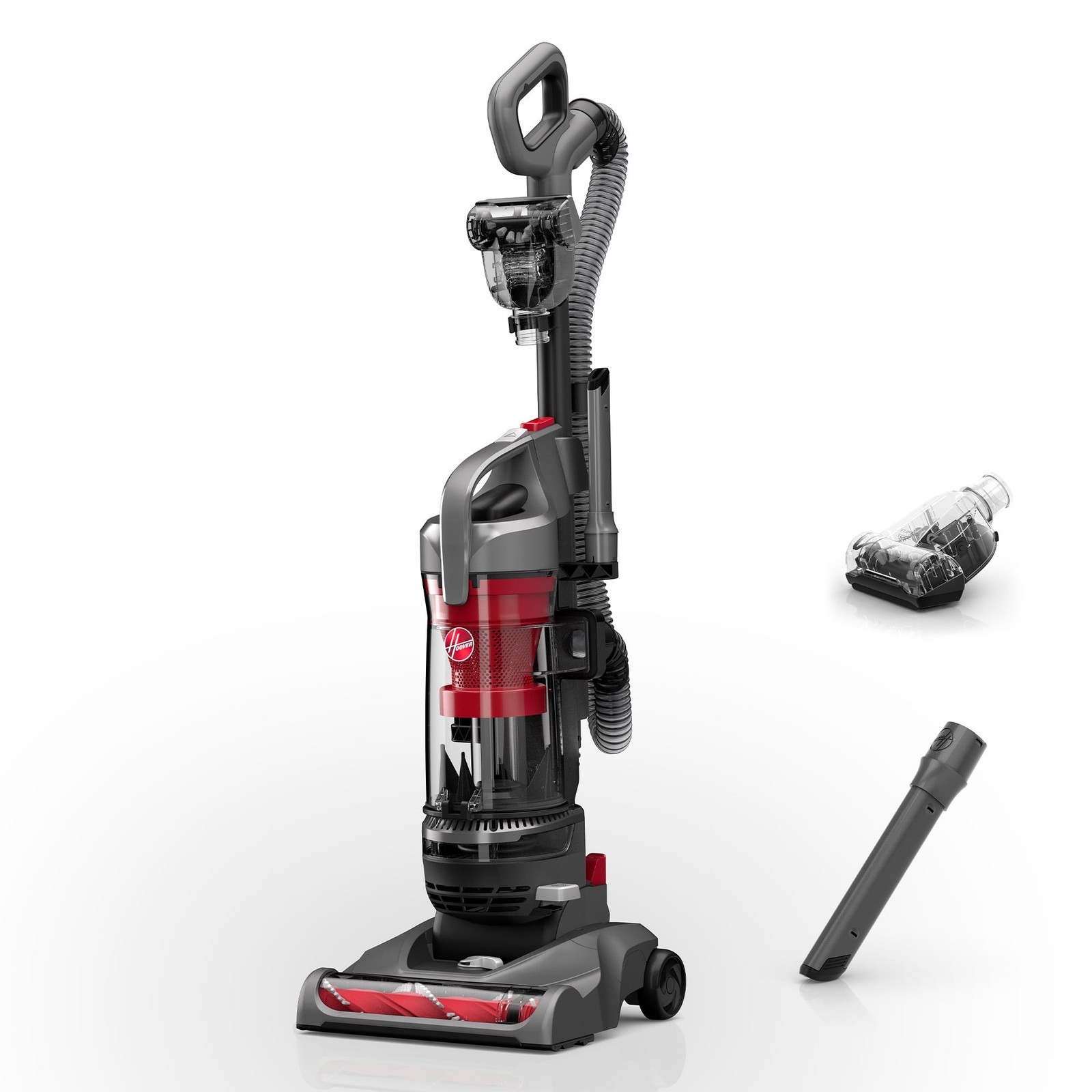 hoover rewind pet bagless upright vacuum cleaner, automatic cord rewind, turbo