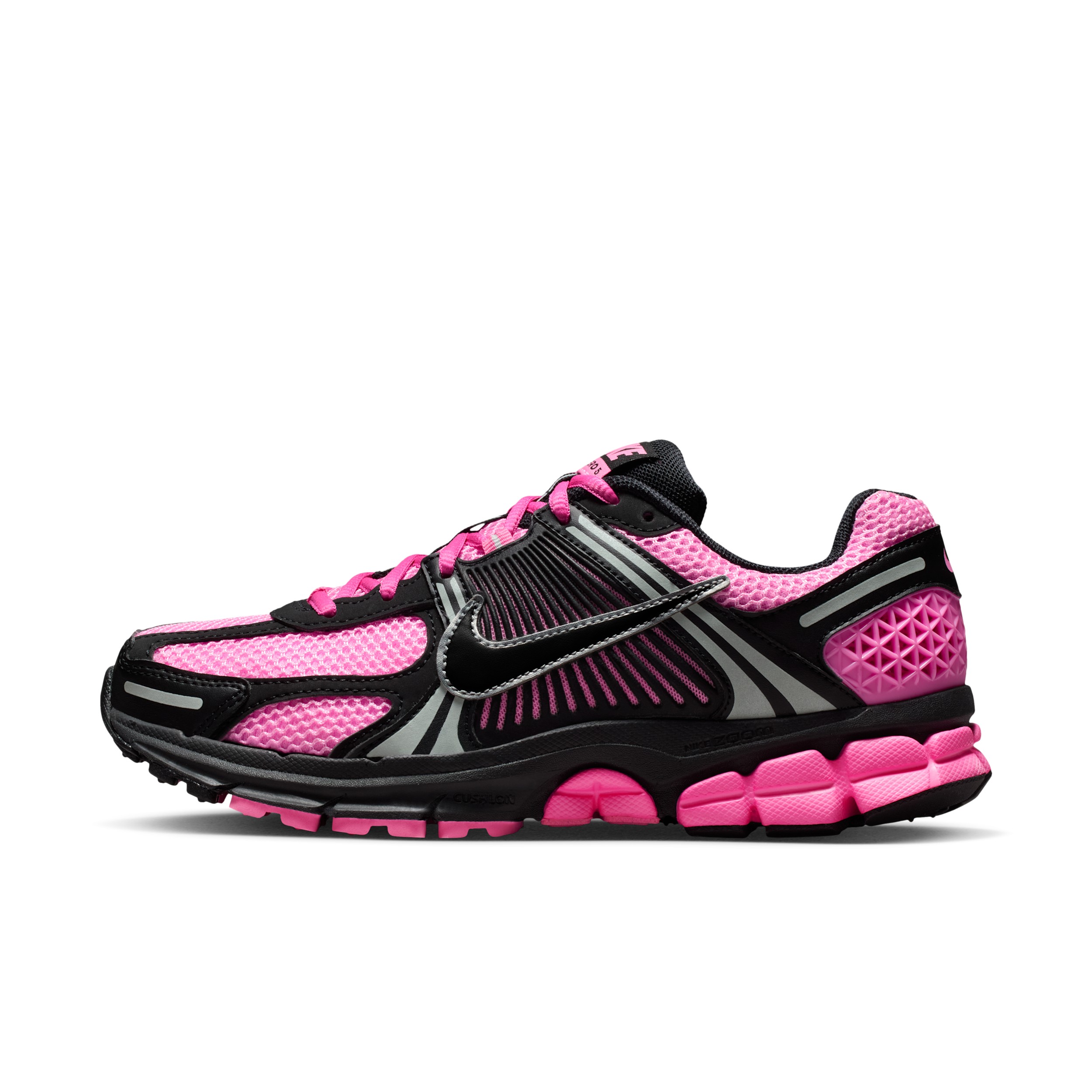 Nike Womens Zoom Vomero 5 Trainers Pink Spell Black Metallic Platinum Pink Foam, 7 thumbnail
