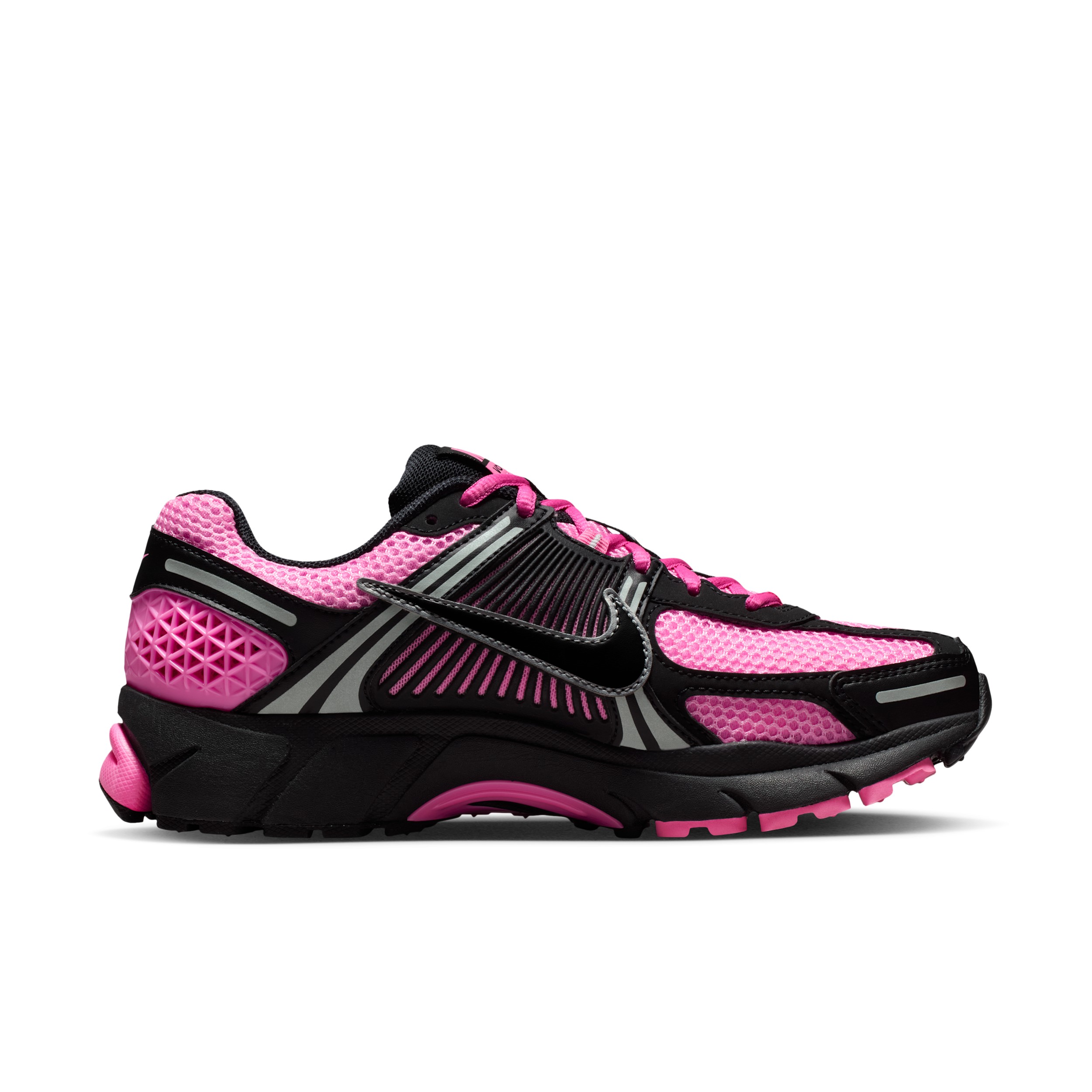Nike Womens Zoom Vomero 5 Trainers Pink Spell Black Metallic Platinum Pink Foam, 7 thumbnail