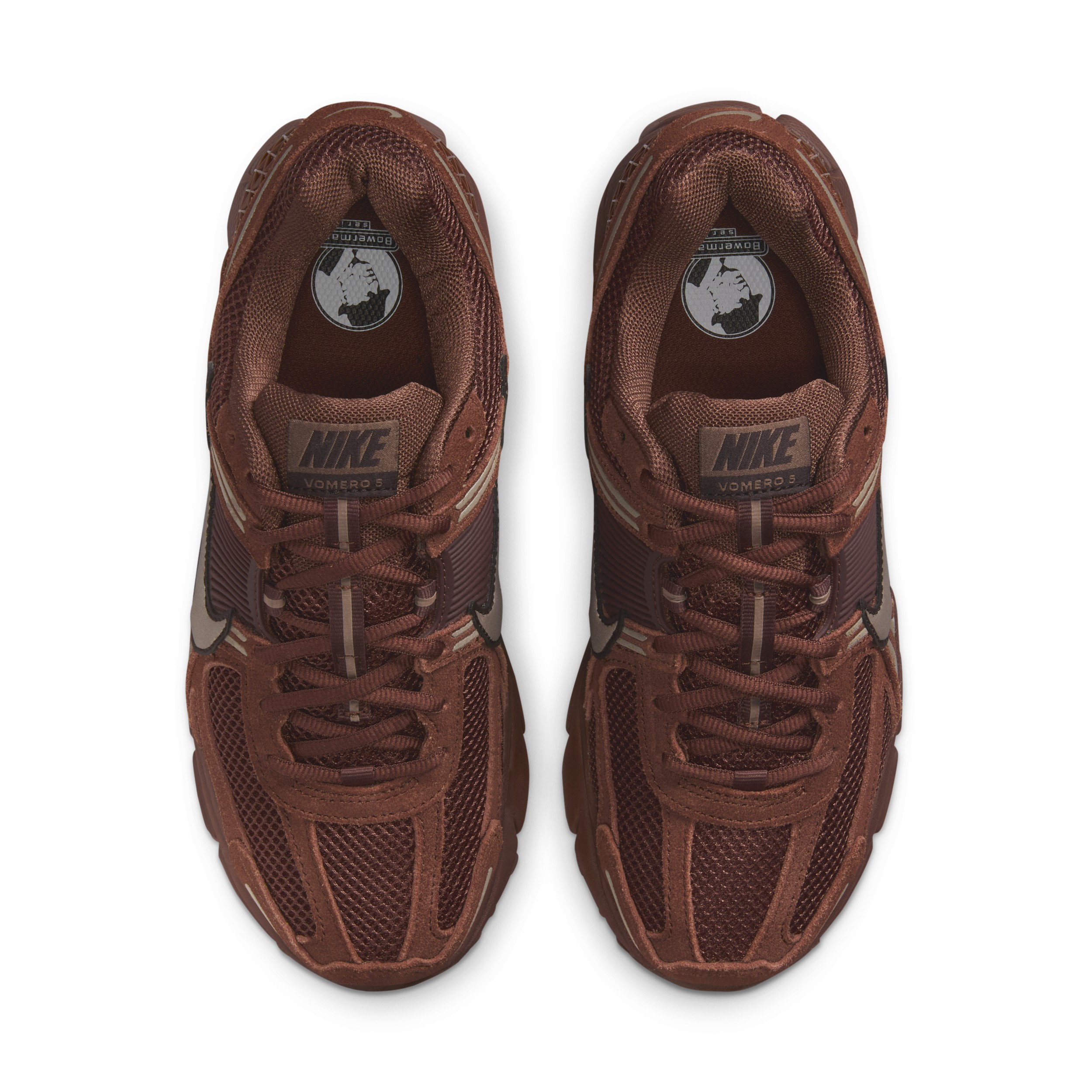 Nike Womens Nike Zoom Vomero 5 Suede - Womens Running Shoes Fauna Brown/Mink Brown/Velvet Brown Size 9.0 thumbnail