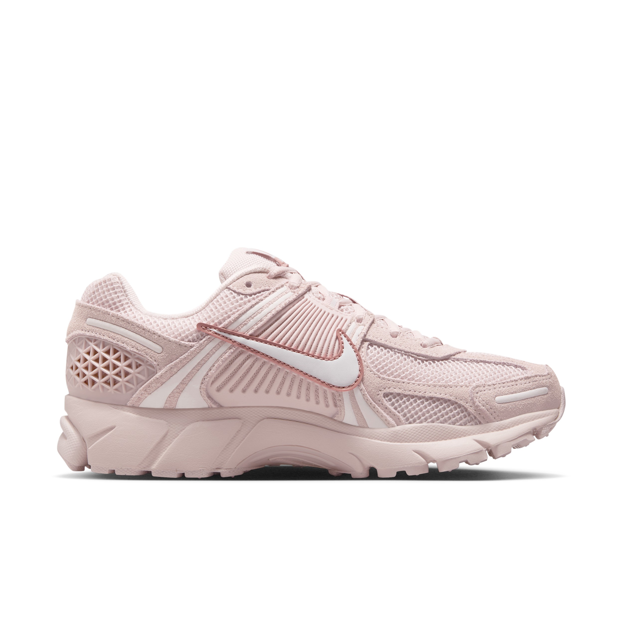 Womens Nike Zoom Vomero 5 Athletic Shoe - Silt Red / Red Stardust / Vast Grey thumbnail