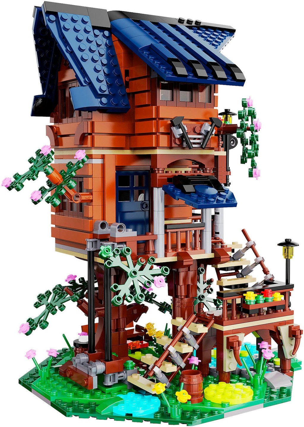Jamara Konstruktions-Spielset »CaDA, Bricks, Baumhaus 4 Jahreszeiten (402866)« Mit LED Licht