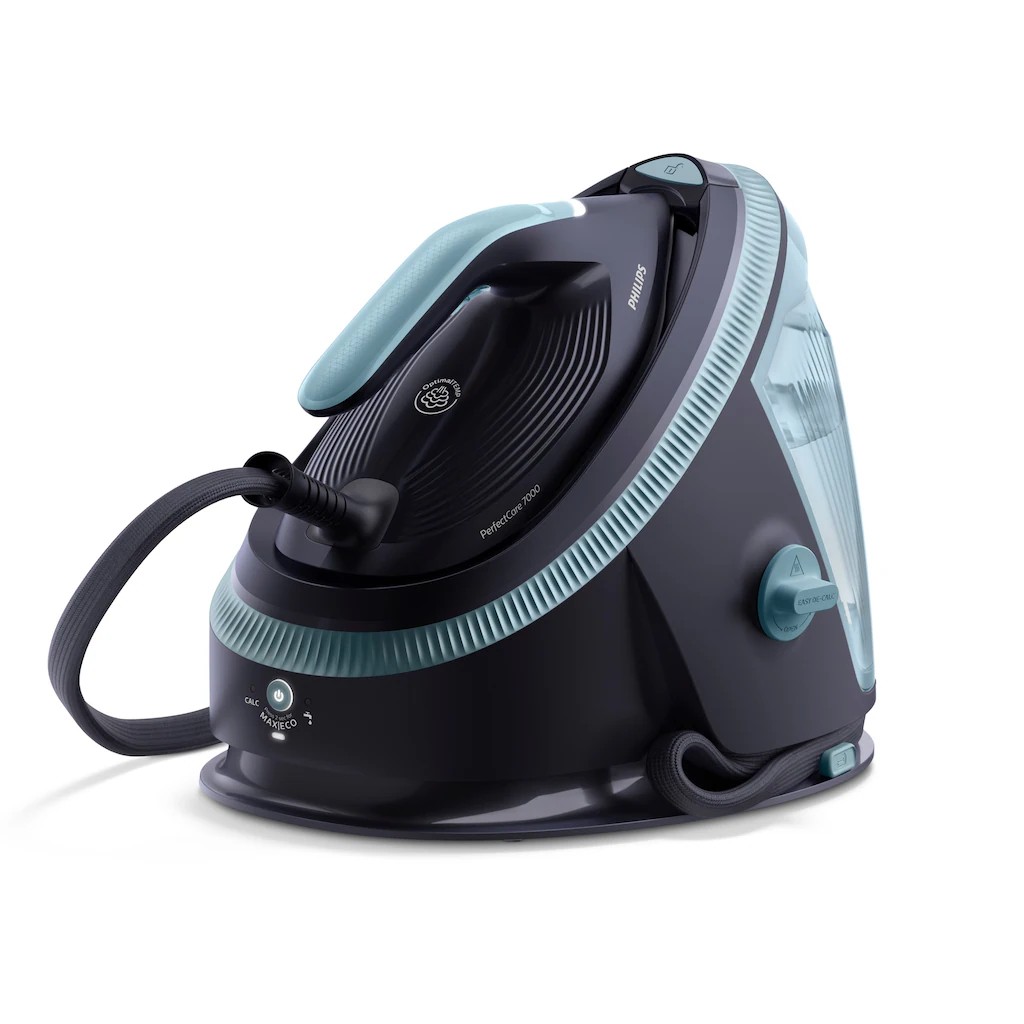 Philips Dampfbügelstation »PerfectCare 7000 Series PSG7200/20, Blau« 1,5 Ml Wassertank 2.850 Watt, OptimalTemp & TurboPower-Dampfmotor, 600 Gr Damp