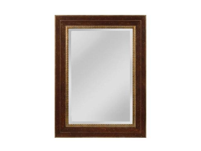 Sterling Industries MW4053A-0036 Darcey Wall Mirror Walnut and Roman Gold