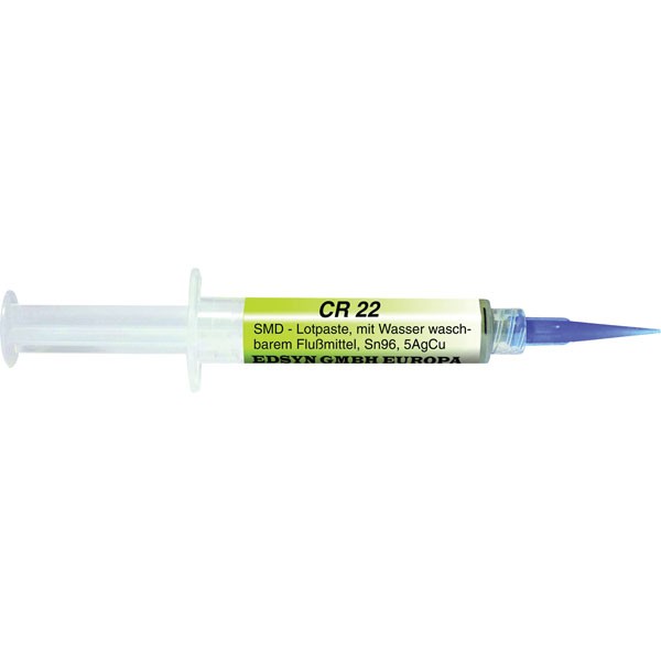Edsyn CR22 Solder Paste 5ml Non-Excessive Melting Point Easy Clean-up