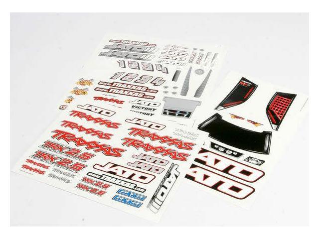 Traxxas TRA5513 Stickers/Decal Sheets (2) with Numbers: Jato 2.5