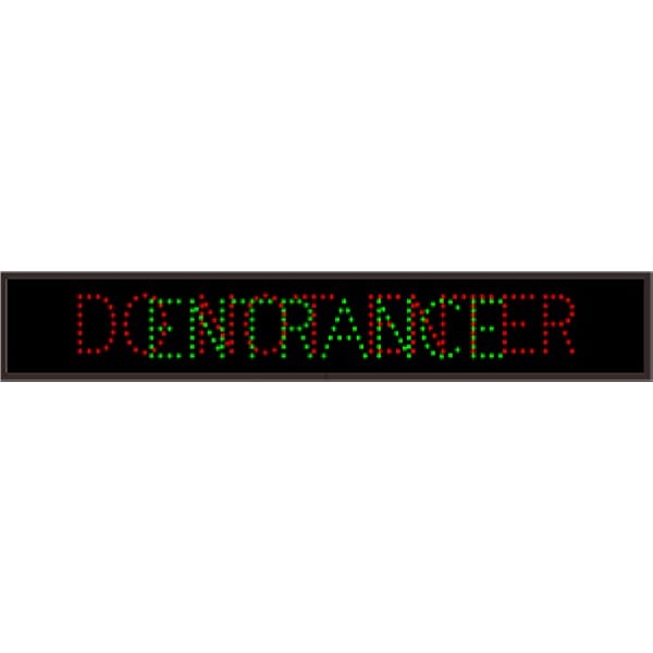 Signal-Tech 6229 TCL742GR-A594/120-277VAC ENTRANCE | DO NOT ENTER Outdoor Blank-out LED Direct-view Sign