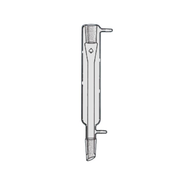 Ace Glass 5999-14 Fully Jacketed Liebig Condenser, 300 Mm Jacket, 24/40 Joint, 3/8
