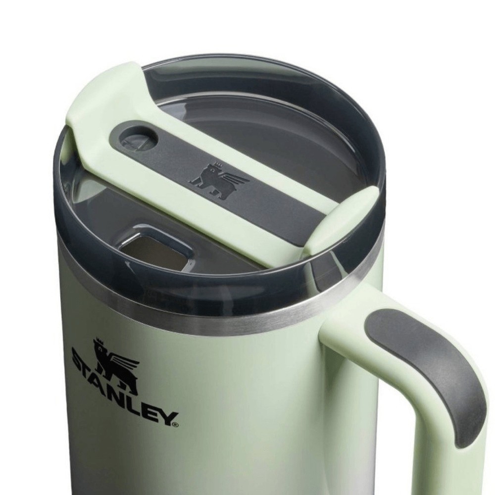 Stanley Halloween 40oz H2.0 Flowstate Quencher Tumbler in Hypnotic Green. NWT!