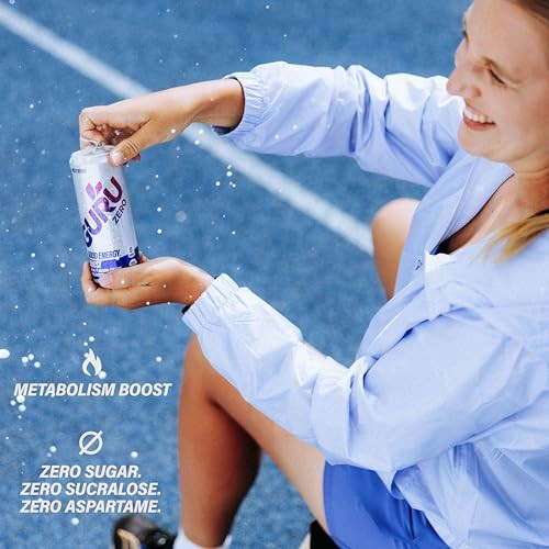 Guru Organic Zero Wild Berry Energy Drink, 12 Fz thumbnail