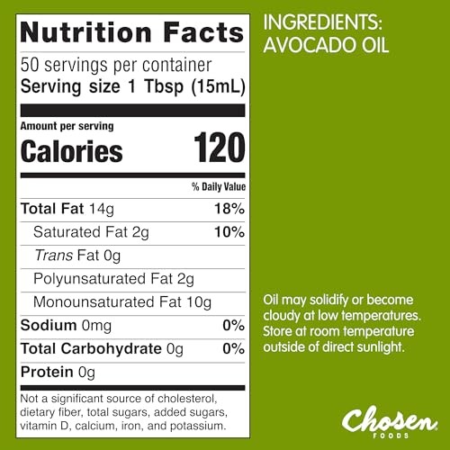 Chosen Foods, 100% Pure Avocado Oil, 25.4 Oz thumbnail