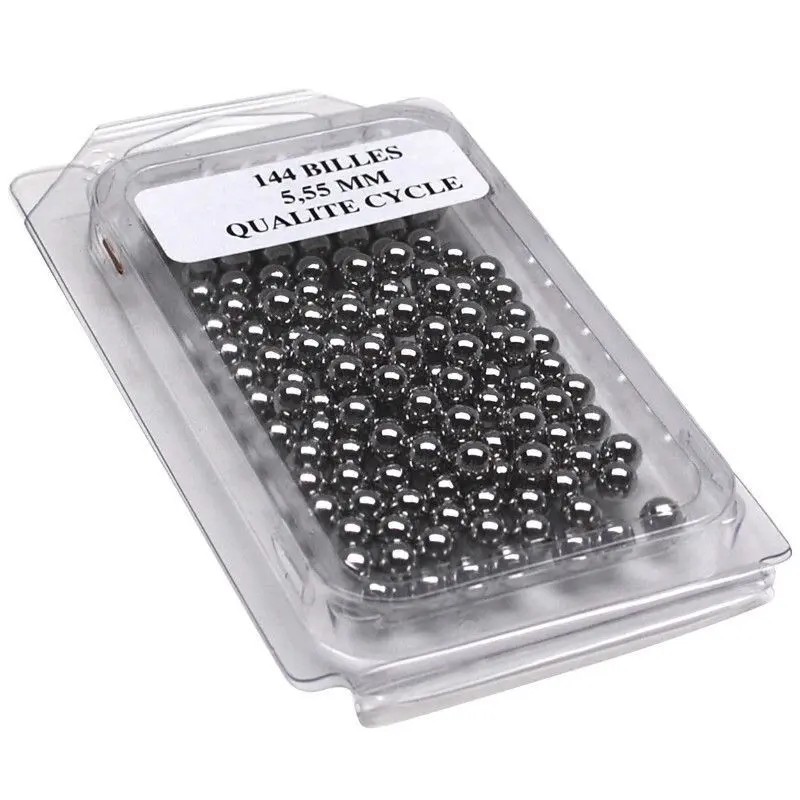 1 Set of 144 Steel Balls P2R 5,556 Mm