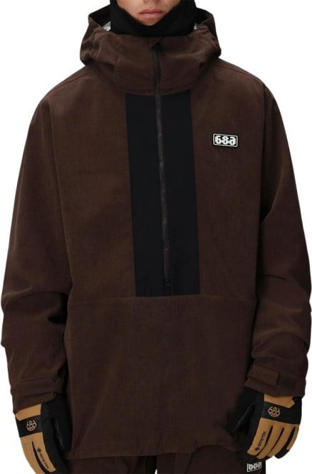 686 GHOST 2.5L ANORAK Jacke 2026 Coffee Corduroy - L