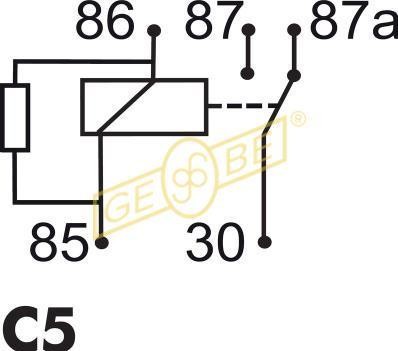 GEBE Relais, Arbeitsstrom 12V Für BMW 61311382362 61361388911 9 9303 1