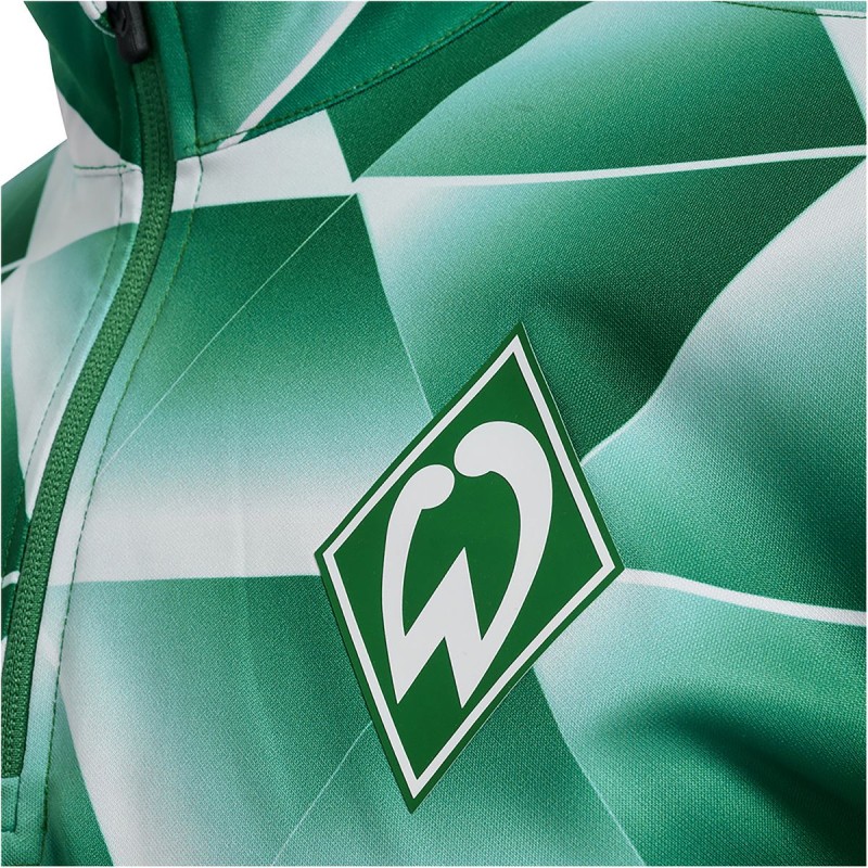 Hummel SV Werder Bremen 1/2-Zip Aufwärmshirt 2024/25 6249 - Bosphorous XL thumbnail