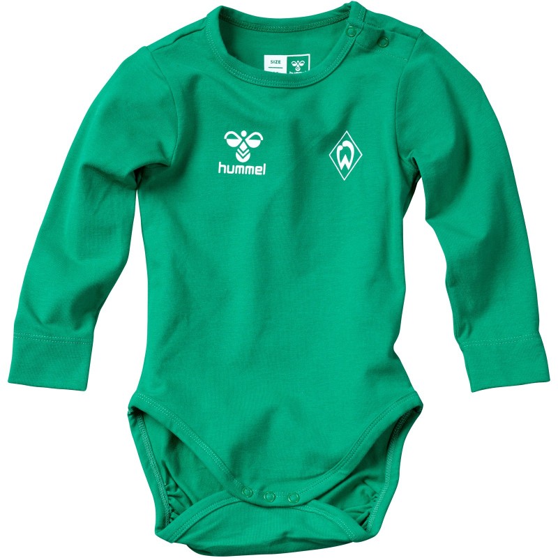 Hummel SV Werder Bremen Langarm Fan-Babybody 2025/26 6249 - Bosphorous 98