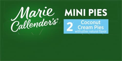 Marie Callender's Coconut Cream Mini Pies, Thaw & Enjoy Frozen Dessert, 7.5 Oz., 2 Pies thumbnail