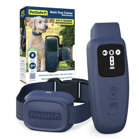 PetSafe Basic Dog Trainer with Remote – 300 Ft Range – Tone  Vibration and Eight Levels of Static