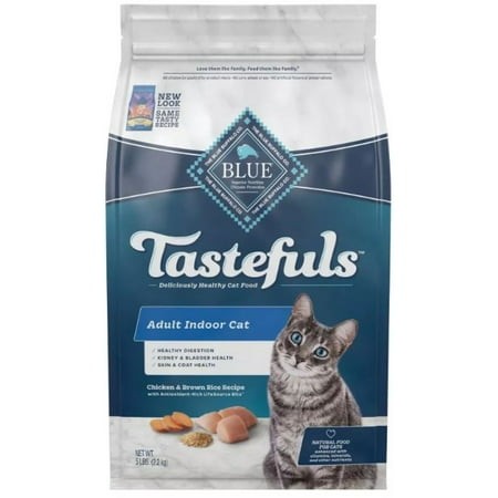 Blue Buffalo Indoor Health Chicken & Brown Rice Recipe Adult Dry Cat Food (Pack of 5)