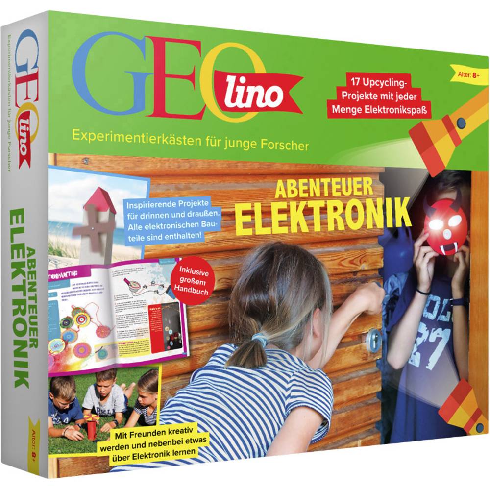 Geolino 67073 Abenteuer Elektronik Experimente, Experimentierkasten Ab 8 Jahre