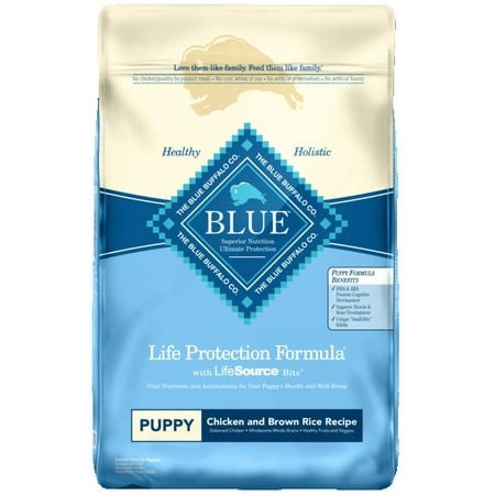 Blue Buffalo Life Protection Formula Puppy Dry Dog Food 15 Lbs (Pack of 16)