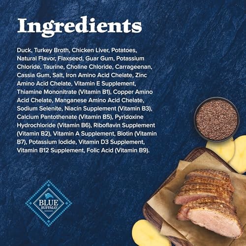 Blue Buffalo Wilderness Adult Wet Cat Food, Natural High-Protein and Grain-Free Recipe, Duck Paté Recipe, 3oz Cans, 4Pack Trial Size thumbnail