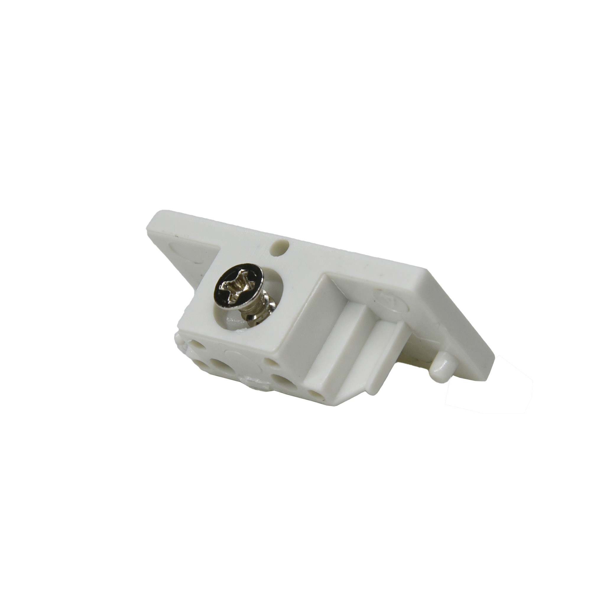RP Lighting and Fans 7681 Track Head Lighting End Cap White Lighting Accessories and Parts Track Lighting Parts End Caps