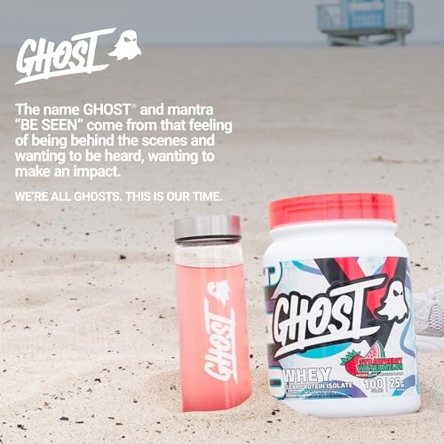 GHOST Clear Whey Isolate Protein Powder, Strawberry Watermelon - 1.57 LB Tub, 25G of Whey Protein - Post Workout Drink for Muscle Gain & Recovery –  thumbnail