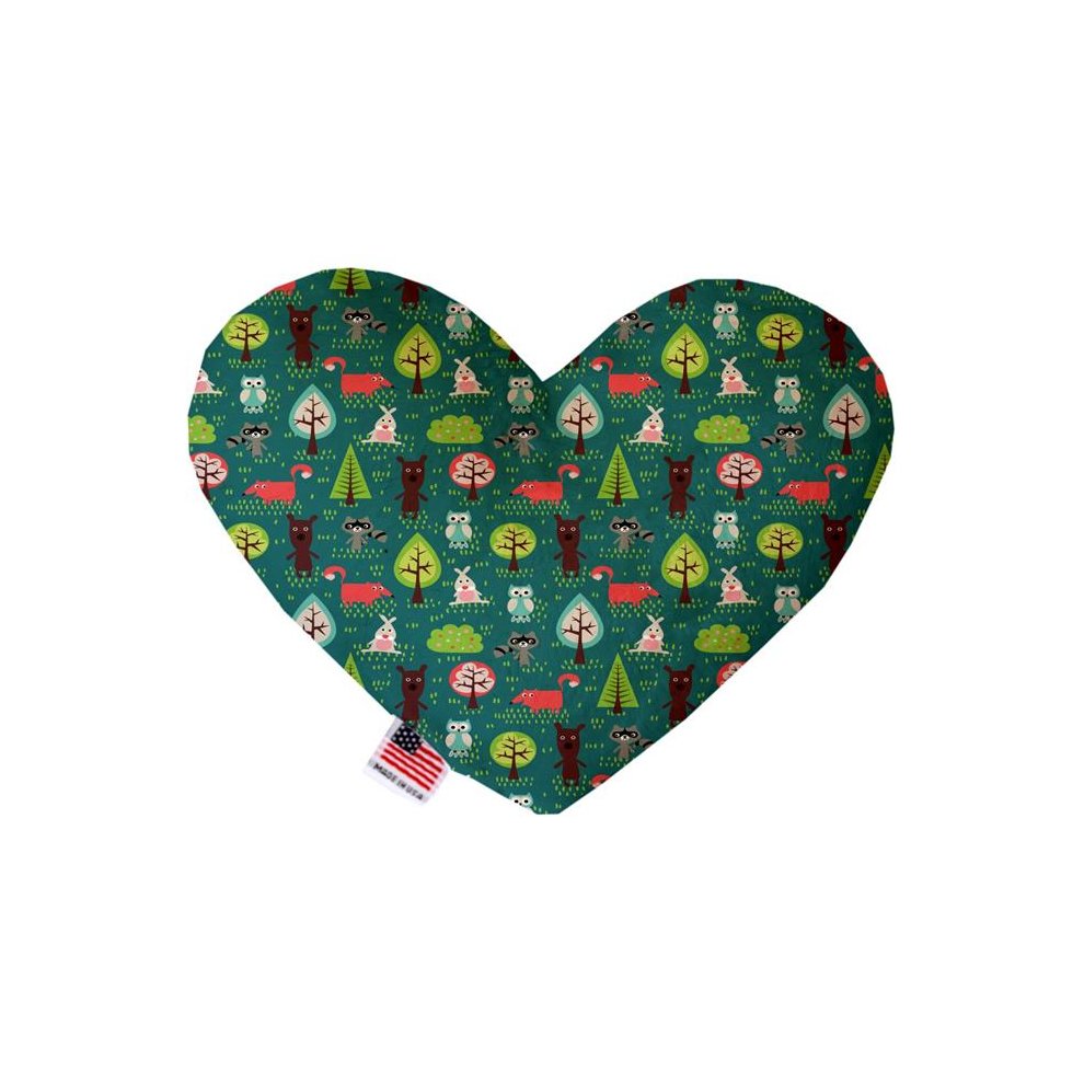 Mirage Pet 1128-SFTYHT8 Forest Follies 8 in. Stuffing Free Heart Dog Toy