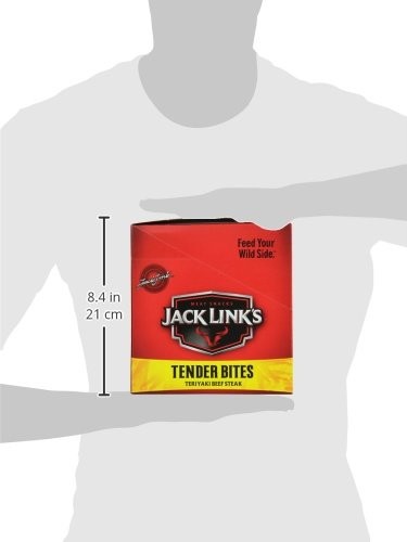 Jack Link's Premium Cuts Beef Steak Tender Bites, Teriyaki, 1.25 Ounce (Pack of 10) thumbnail