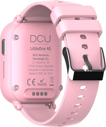 DCU TECNOLOGIC LittleOne Smartwatch for Boys and Girls, 4G, Call and Video Call Function, Real-time Localisation, Voice Message, Games, Small Size for thumbnail