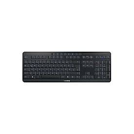 Cherry Stream Ultimate, Kabellose Tastatur 2x Bluetooth®-5.2-Kanäle, 2,4-GHz-Funk Und USB, 8 Office- Und Medientasten, CHERRY SX Scherenmechanik (JK