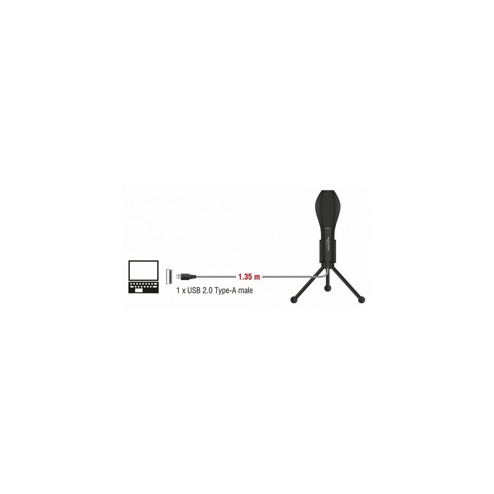 DeLOCK 65939 Microphone Black Conference Microphone thumbnail