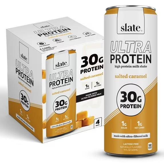Slate Milk Salted Caramel Ultra 30g Protein Shake - 11 Fl Oz Can