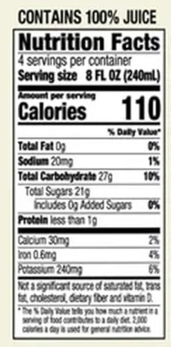 R.W. Knudsen Organic Cranberry Orange Cinnamon Juice, 100% Juice Blend, No Artificial Sweeteners, 32 Fl Oz Glass Bottle | USDA Organic, Non-GMO, Koshe thumbnail
