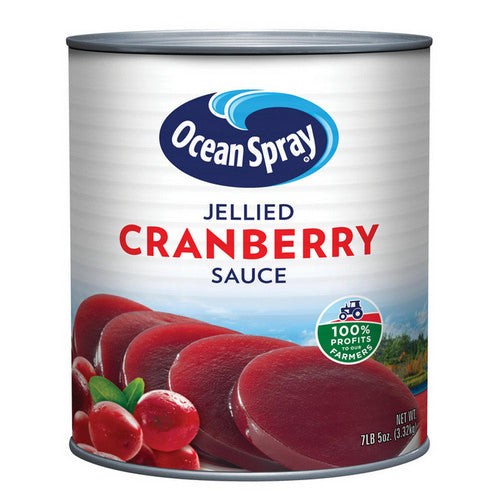 Ocean Spray, Jelly Cranberry Sauce, 117 Oz (Case of 6)