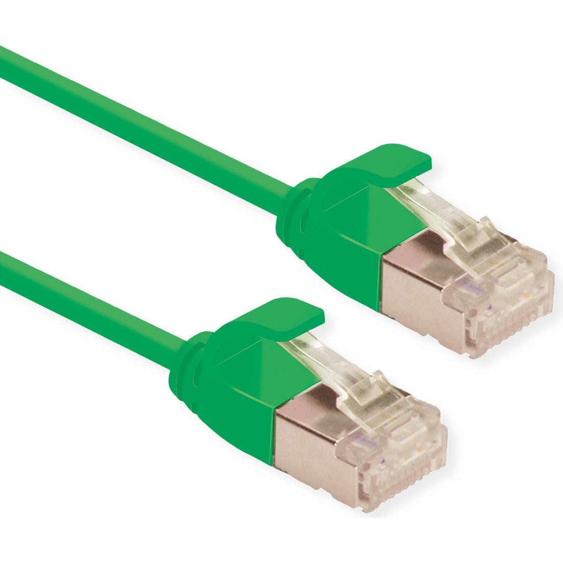 Roline Cavo Patch U/FTP Cat.6A (Classe EA), LSOH, Sottile (U/FTP, CAT6a, 1.50m), Cavo Di Rete